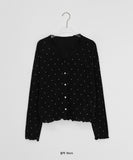 Kohiren Dot Knit Cardigan