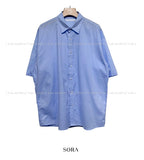 With overfit half shirt