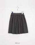 Wend Banding Pleated Midi Skirt