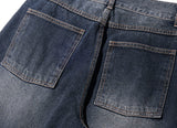 Deep Blue Balloon Denim Pants