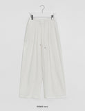 Gih Banding Linen Wide Pants