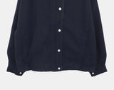 Drew Corduroy Color Matching Button String Overfit Long Sleeve Jumper