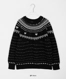 Winmi Nordic Heart Knit