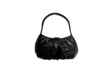 Fluffy padded buckle shoulder bag
