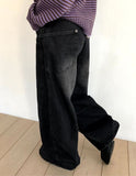 Leanne Low Curved Denim Pants