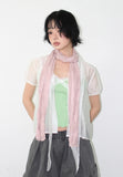 CRINKLE SKINNY SCARF