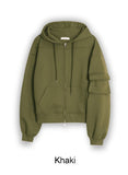 Perus Pocket Crop Hood Zip-Up