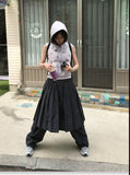 RUSTLE PLEATS SK/WIDE PT