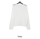 Laon see-through linen knit