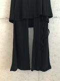 Flow wrap skirt pants