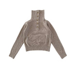 High Neck Goat Knit