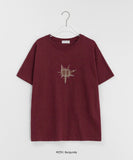 [unisex] Melker Star Embroidery Short Sleeve Tee