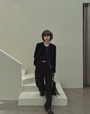 f/w depth one tuck wide slacks