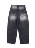 Leo Curved Washed Denim Pants
