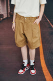 Balloon One Tuck Dart Shorts