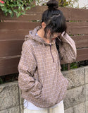 Mook Anorak Check Vintage Hood Shirts