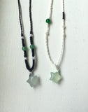 Batz Vintage Star Beads Gem Necklace
