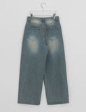 Vivons Washing Denim Wide Pants