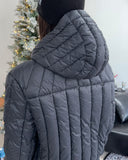 Panel crop duck down lightweight padding