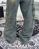 developer double pocket denim pants