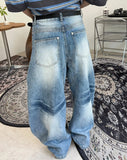 Rivaz Dart Balloon Denim Pants
