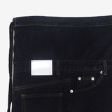 LINE denim string backpack