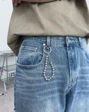 Neble Unbalanced Line Denim Pants
