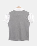Yorkie Bustier Short Sleeve Shirt
