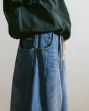 [AG] Pit Pocket Dart Denim Balloon Pants