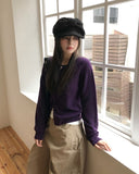 Socky Round Knit Cardigan
