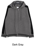 Enon Varsity Knit Hooded Zip-Up