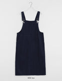 Pikoku Pocket Suspenders Long One Piece