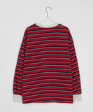 Tokumo Stripe Over Long Sleeve Tee