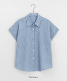Ilan Summer Check Roll-up Short Sleeve Shirt