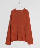 [unisex] Simty Linen Punching Over Knit