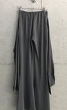 Ribbon Shirring Bootcut Pants