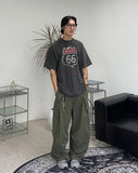 Elof Balloon Pintuck Cargo Pants