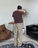 Carton back strap cotton pants