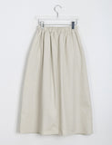 Dinku Banding Ribbon Long Skirt