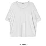 [MADE] Silket U-neck shorts-sleeve T