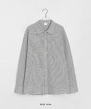 [unisex] Hugs Summer Check Over Shirt
