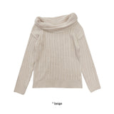 OFF SHOULDER LOOSE KNIT