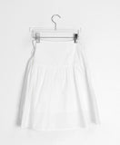 Dunkey Shirring Wrap Midi Skirt
