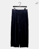 Minil Velvet Lace Banding Strap Wide Fit Training Long Pants