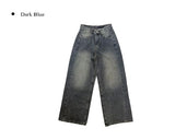 Dero Cut Washing Denim Wide Pants