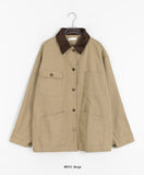 Enquo Suede Over Color Matching Work Jacket