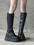 1155 Platform Sole Long Boots (9cm)