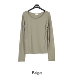 Derina Ribbed Long Sleeve Tee