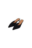 fur stileto mule