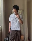 NT Nylon Two-Pocket Snap Short Sleeve Shirt